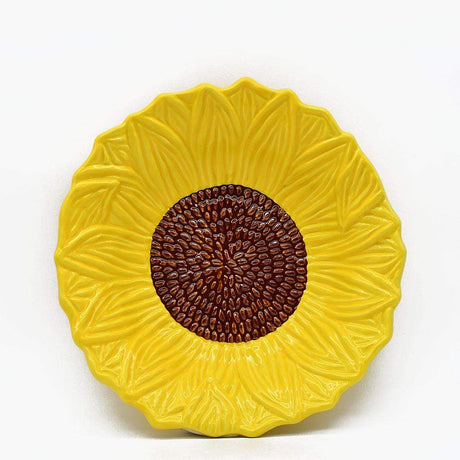 Sunflower-shaped Ceramic Serving Dish