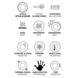 Taormina I Fine Stoneware Mug - White