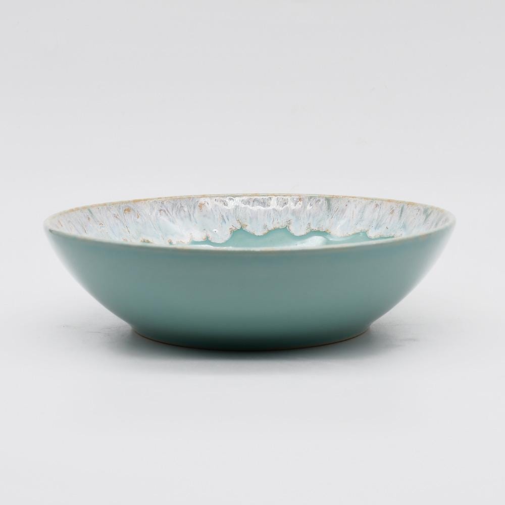 Taormina I Fine Stoneware Pasta Plate 8.7'' - Green