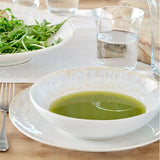 Taormina I Fine Stoneware Pasta Plate 8.7'' - White