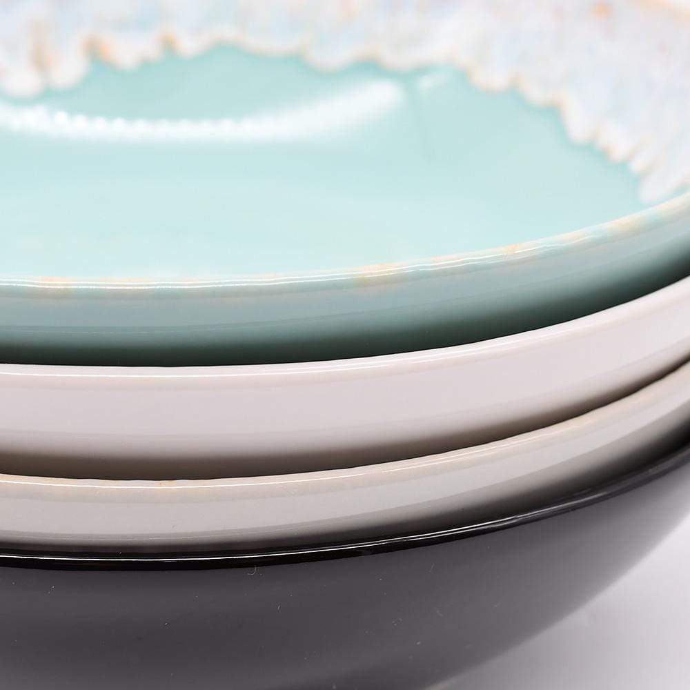 Taormina I Fine Stoneware Pasta Plate 8.7'' - White