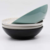 Taormina I Fine Stoneware Pasta Plate 8.7'' - White