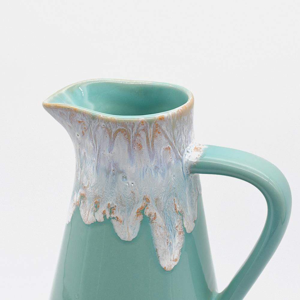 Taormina I Fine Stoneware Pitcher - Green