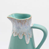 Taormina I Fine Stoneware Pitcher - Green