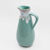 Taormina I Fine Stoneware Pitcher - Green