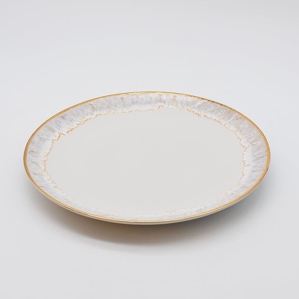 Taormina I Fine Stoneware Plate 10.6'' - Gold