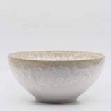 Taormina I Fine Stoneware Salad Bowl 9.4'' - White