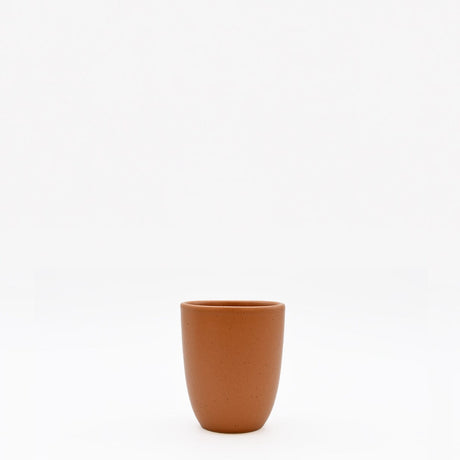 Tasse espresso en grès orange 7cl – Tasse café artisanale portugaise Tasse à espresso - Orange