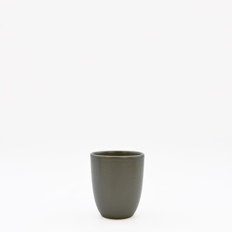 Tasse espresso en grès verte 7cl – Tasse café artisanale portugaise Tasse à espresso - Vert