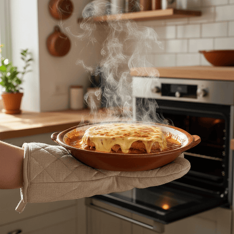 Terracotta Gratin Plate - Yellow