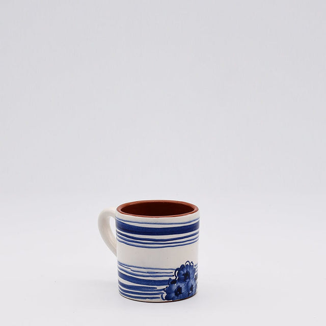 Terracotta Mug 3.1" - Blue