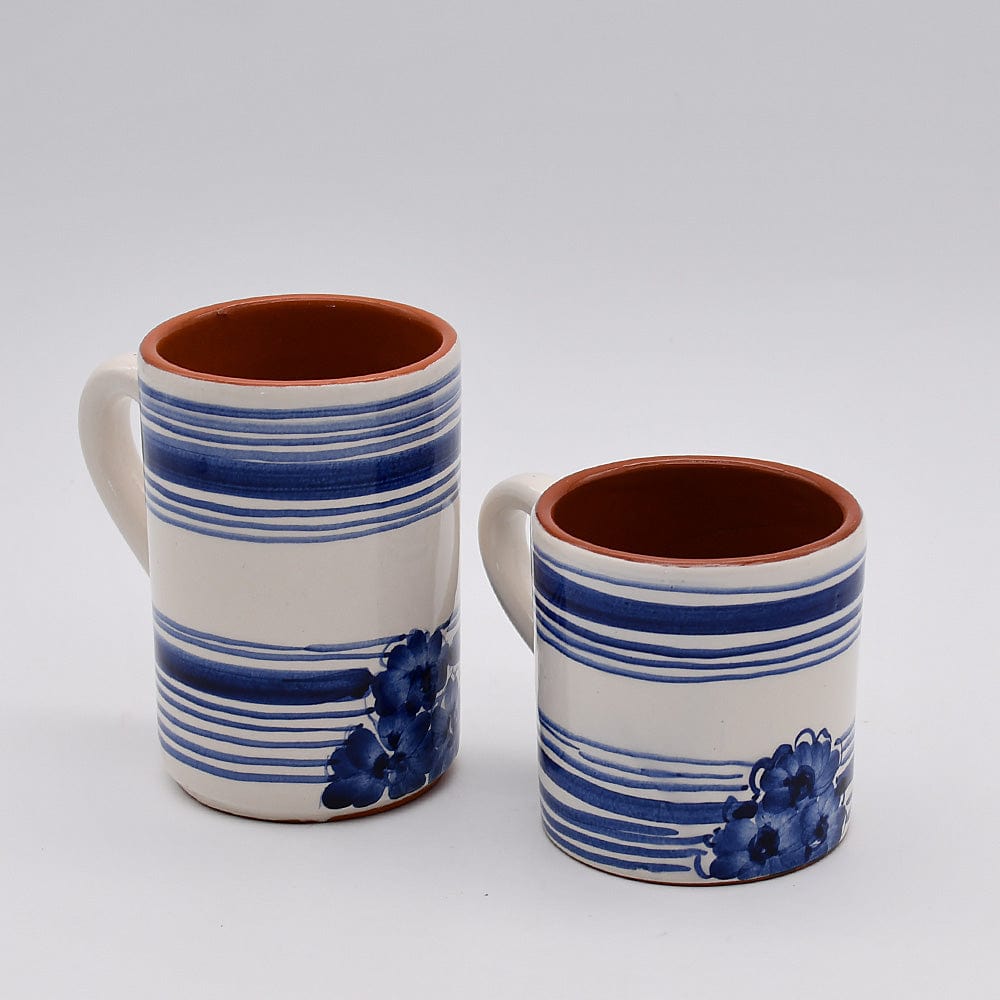 Terracotta Mug 4.7" - Blue