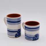 Terracotta Mug 4.7" - Blue
