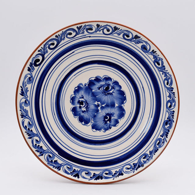 Terracotta Plate 11.0" - Blue