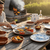 Terracotta Plate 11.0" - Turquoise