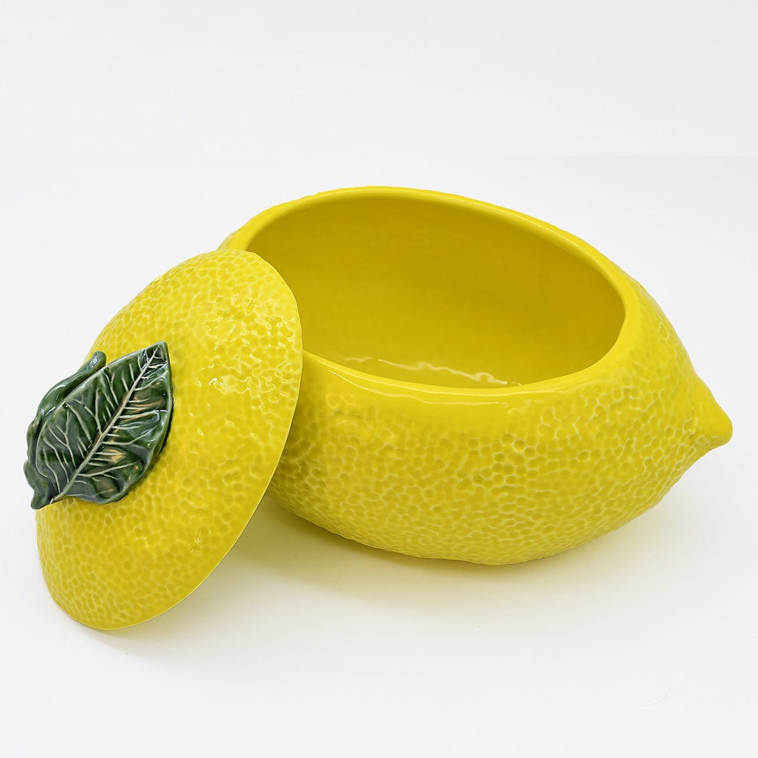 Terrine en céramique en forme de citron