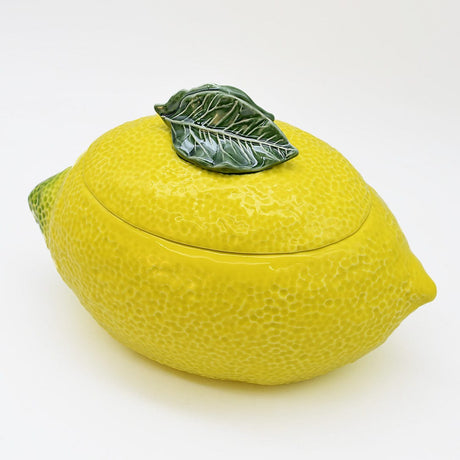 Terrine en céramique en forme de citron