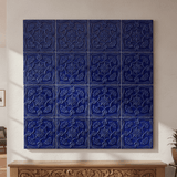 Textured Azulejo - Deep Blue