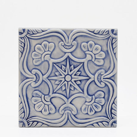 Textured Azulejo - Light Blue