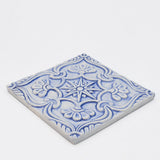 Textured Azulejo - Light Blue