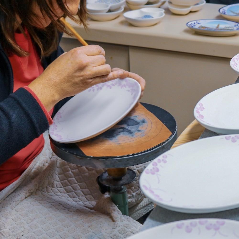 Tradicional I Ceramic Dish - Blue - 11.1" - Luisa Paixao | USA