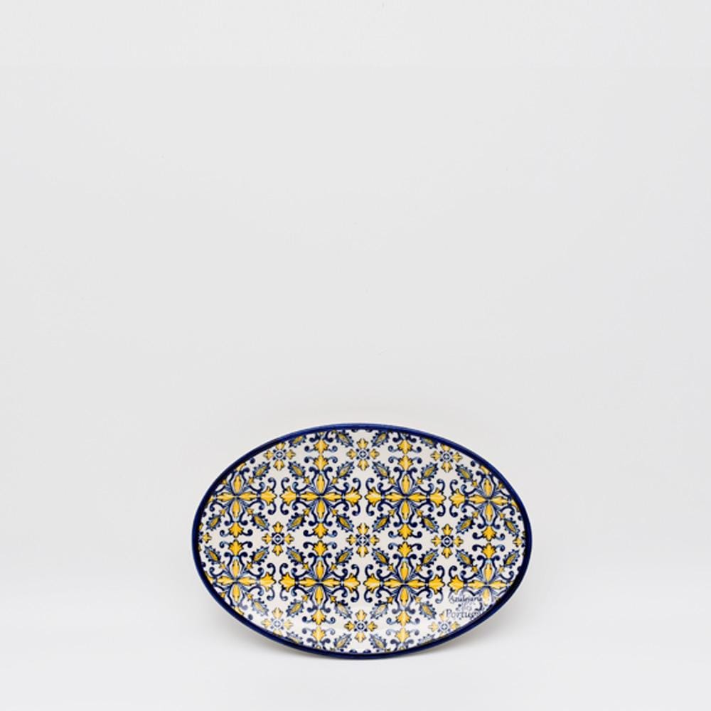 Tradicional I Ceramic dish - Yellow - 6.7" - Luisa Paixao | USA