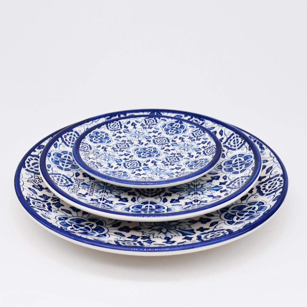 Tradicional I Ceramic Plate - Blue - 7.9" - Luisa Paixao | USA