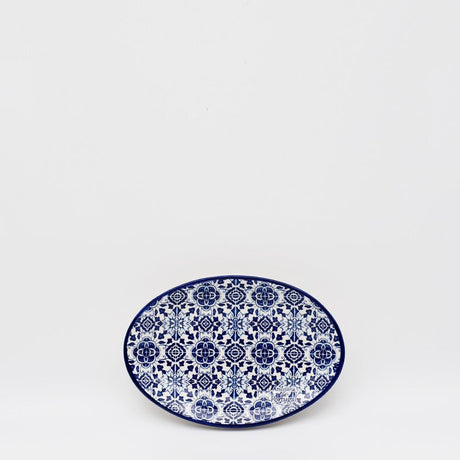 Tradicional I Ceramic Serving Dish - Blue - 6.7"