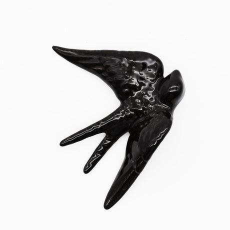 Traditional Ceramic Swallow - Black