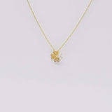 Trevo I Gold plated Silver Filigree Necklace 0.1 oz