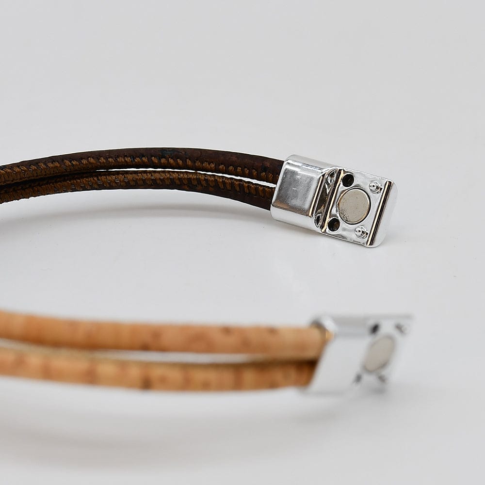 Two-tone Cork Bracelet