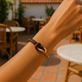 Two-tone Cork Bracelet