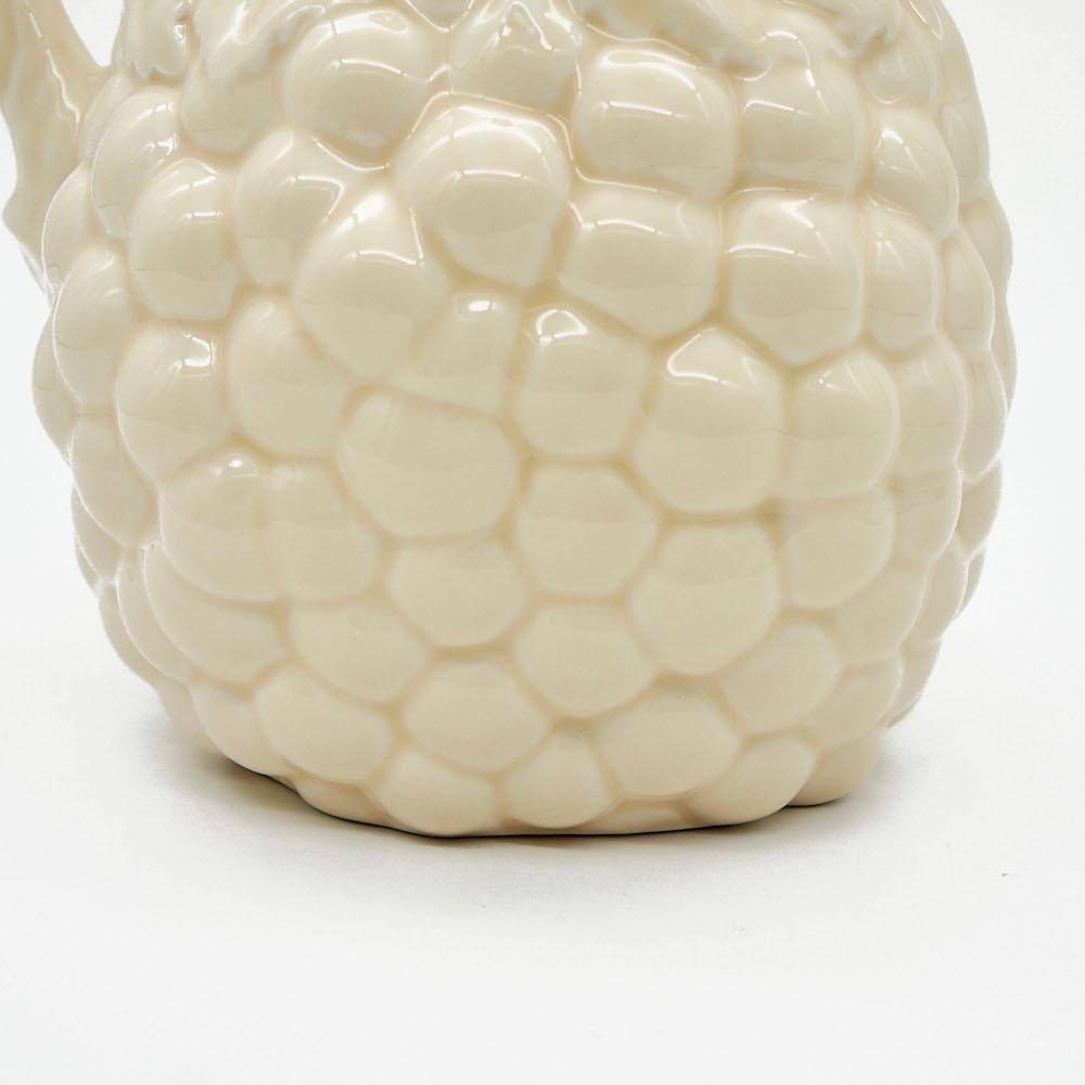 Uvas I Ceramic Jug - White - Luisa Paixao | USA