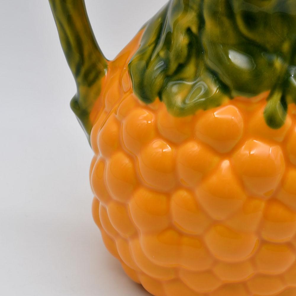 Uvas I Ceramic Pitcher - Orange - Luisa Paixao | USA