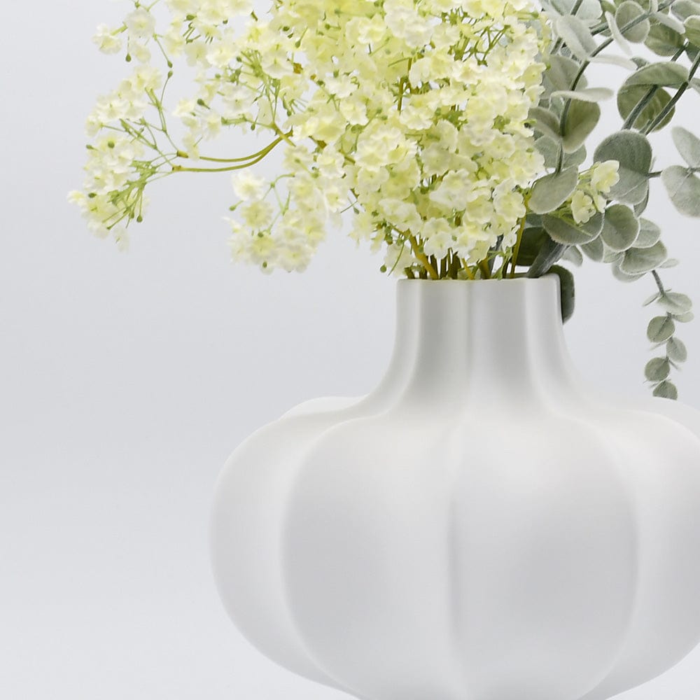 Vase en céramique - Blan mat