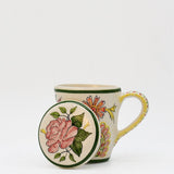 Viana I Hand-painted Ceramic Lidded Mug