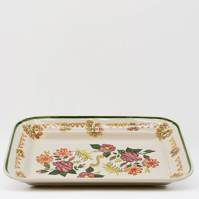 Viana I Hand-painted Ceramic Serving Dish