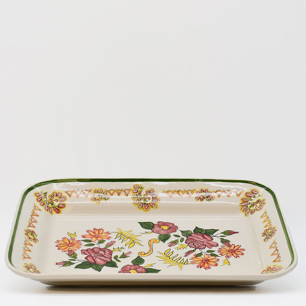 Viana I Hand-painted Ceramic Serving Dish