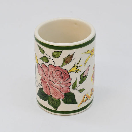 Viana I Hand-painted Ceramic Tumbler