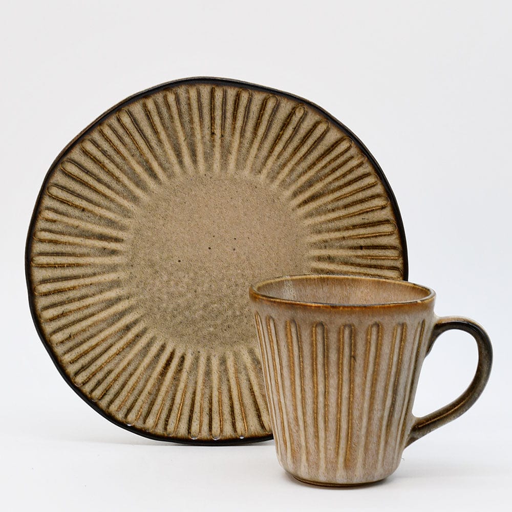 Vieira I Stoneware Mug - Beige