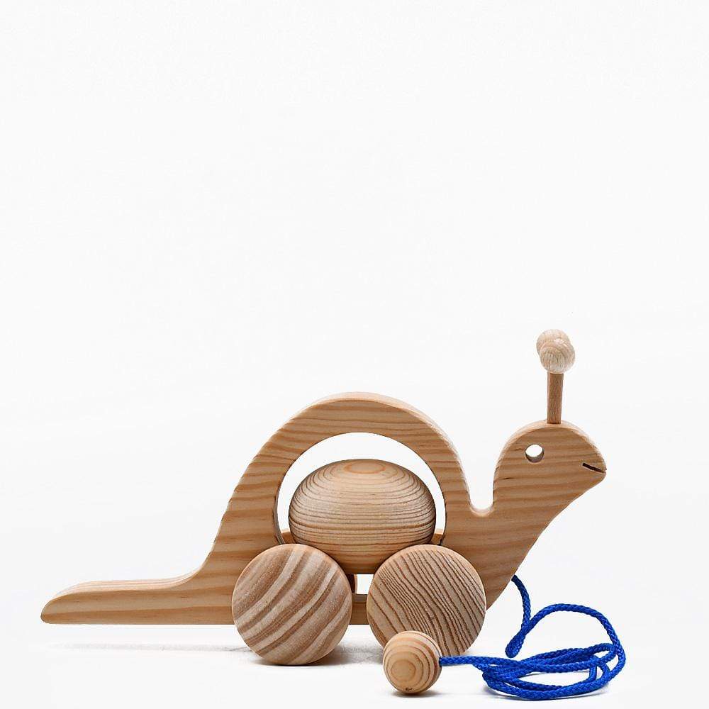 Snail wooden toy to walk – Luisa Paixao Portugal