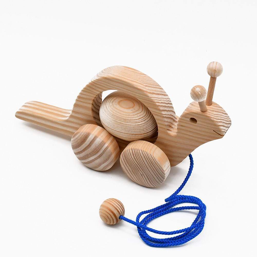 Snail wooden toy to walk – Luisa Paixao Portugal