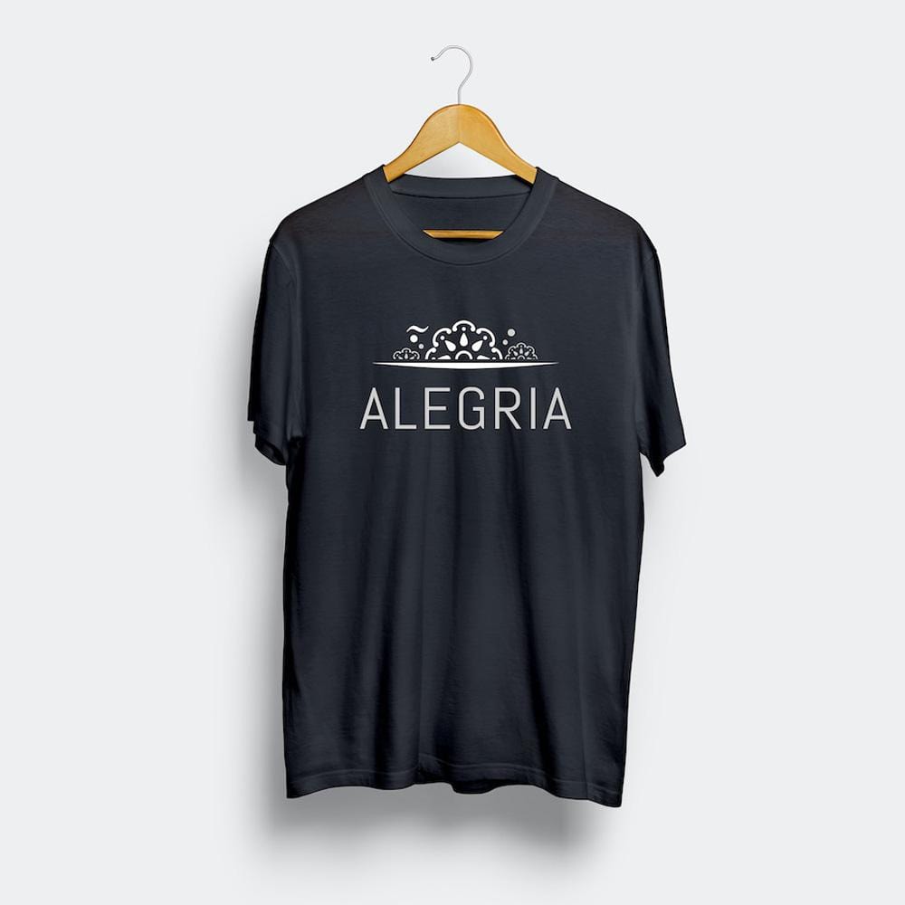Alegria I Unisex T-shirt - Navy Blue - Luisa Paixao | USA
