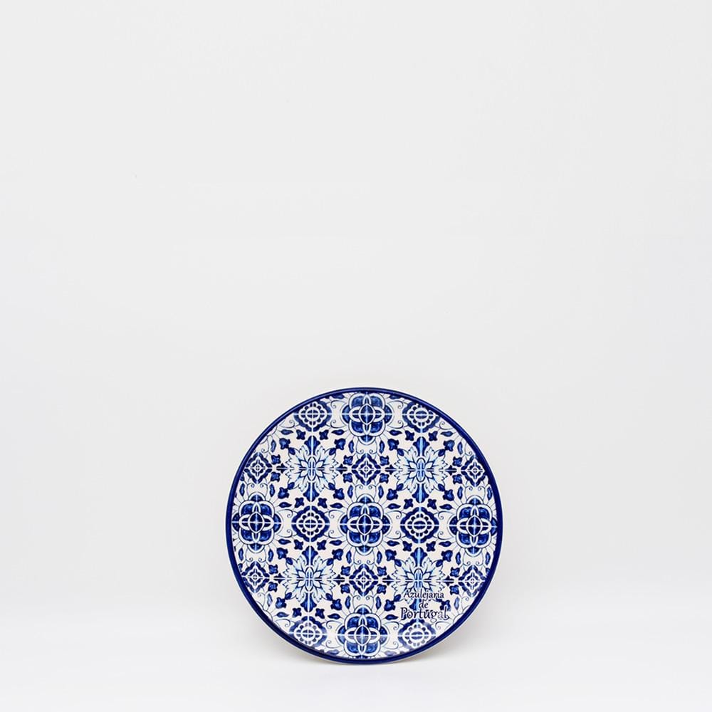 Tradicional I Ceramic Plate - Blue - 5.1" - Luisa Paixao | USA
