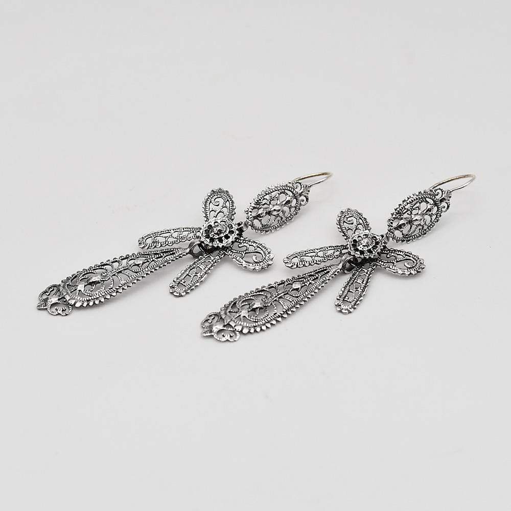 Do Rei I Silver earrings - 6.5 cm from Portugal