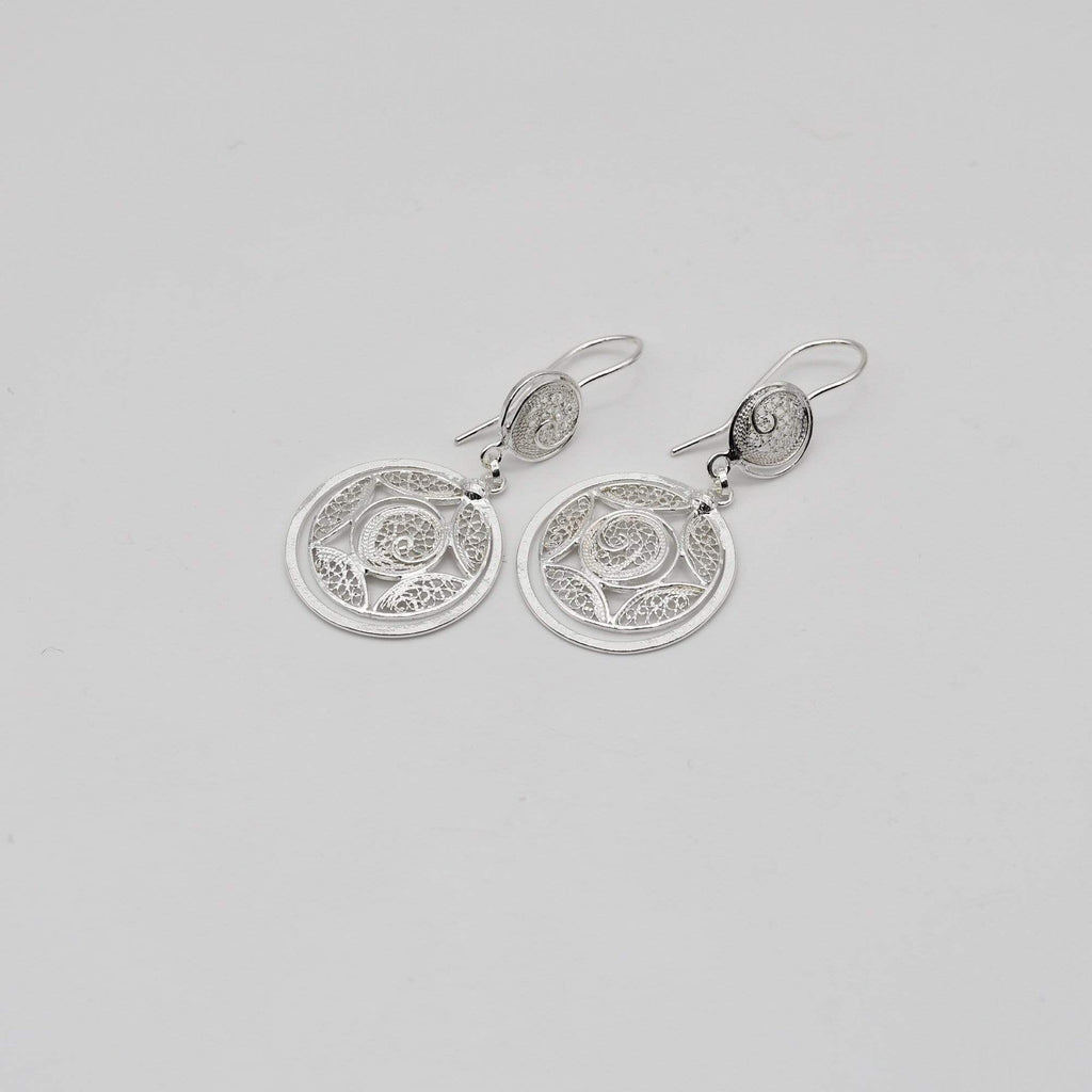 Silver Filigree Earrings - Luisa Paixao | USA