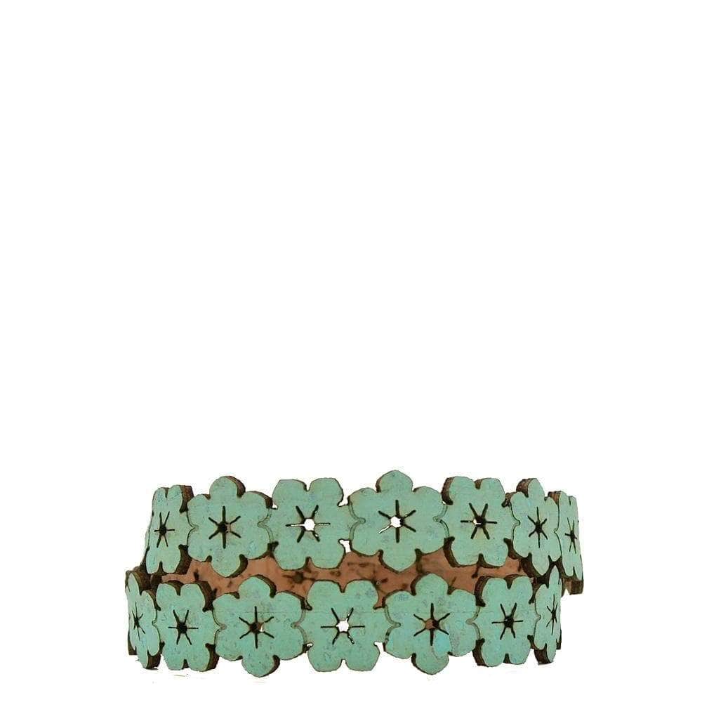 Flores I Water Green Cork Double Bracelet from Portugal
