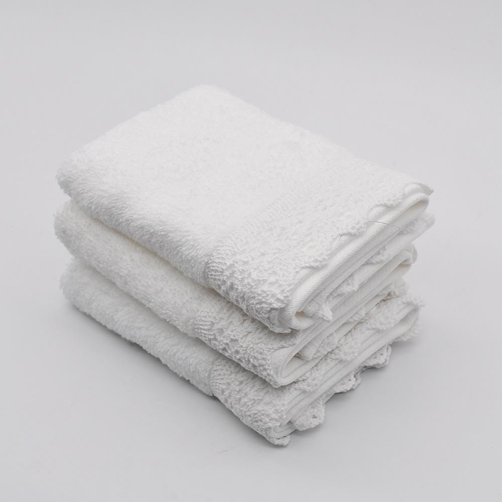 Hand Towel with embroidered borders - Set of 3 - Luisa Paixao | USA