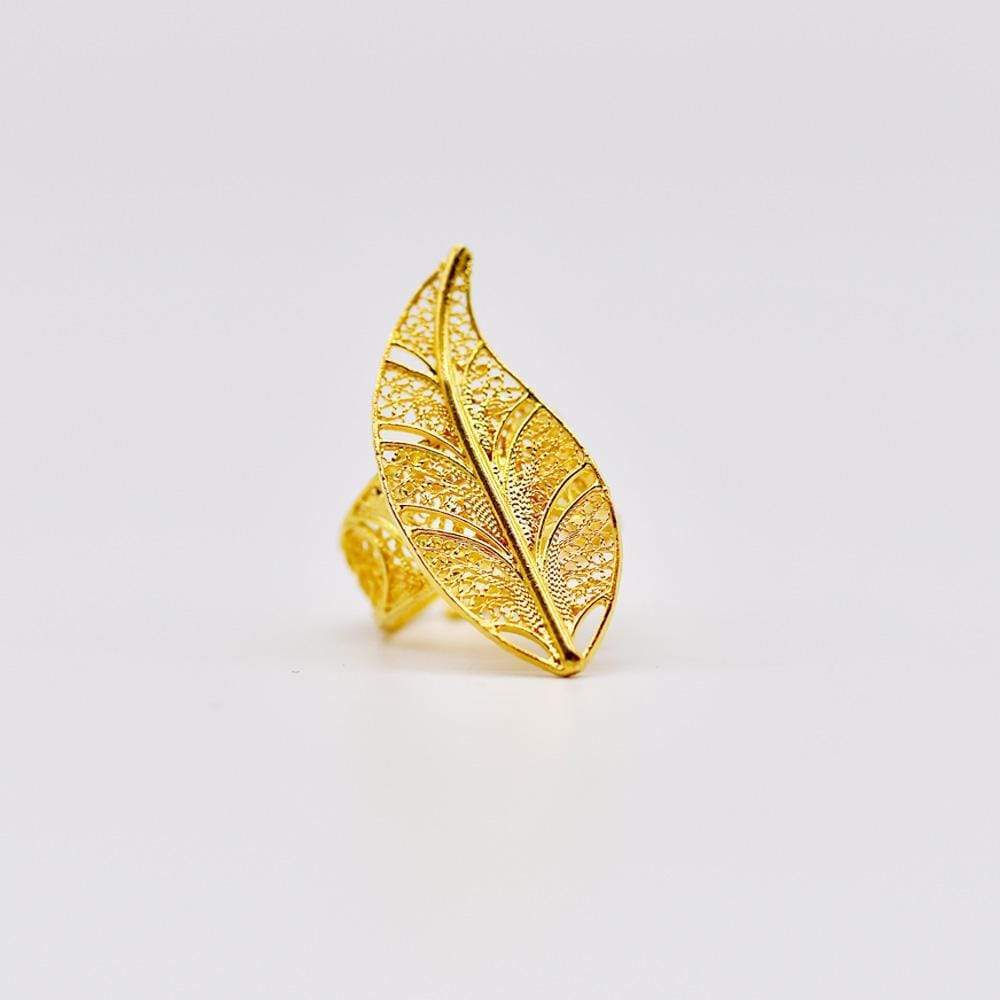 Leaf I Filigree ring from Portugal
