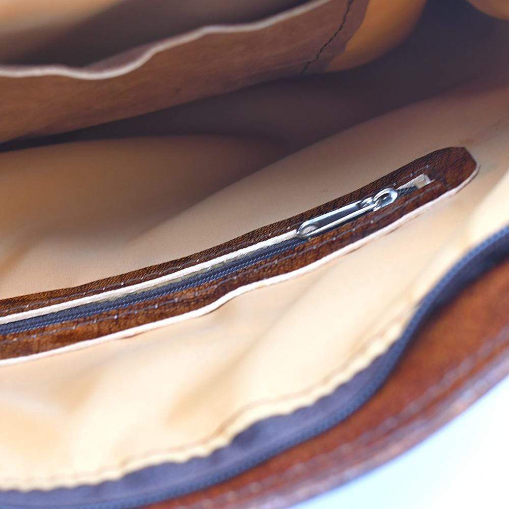 Leather Shoulder Bag - Brown from Portugal